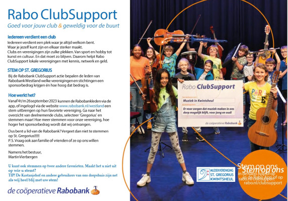 2023 Rabo ClubSupport